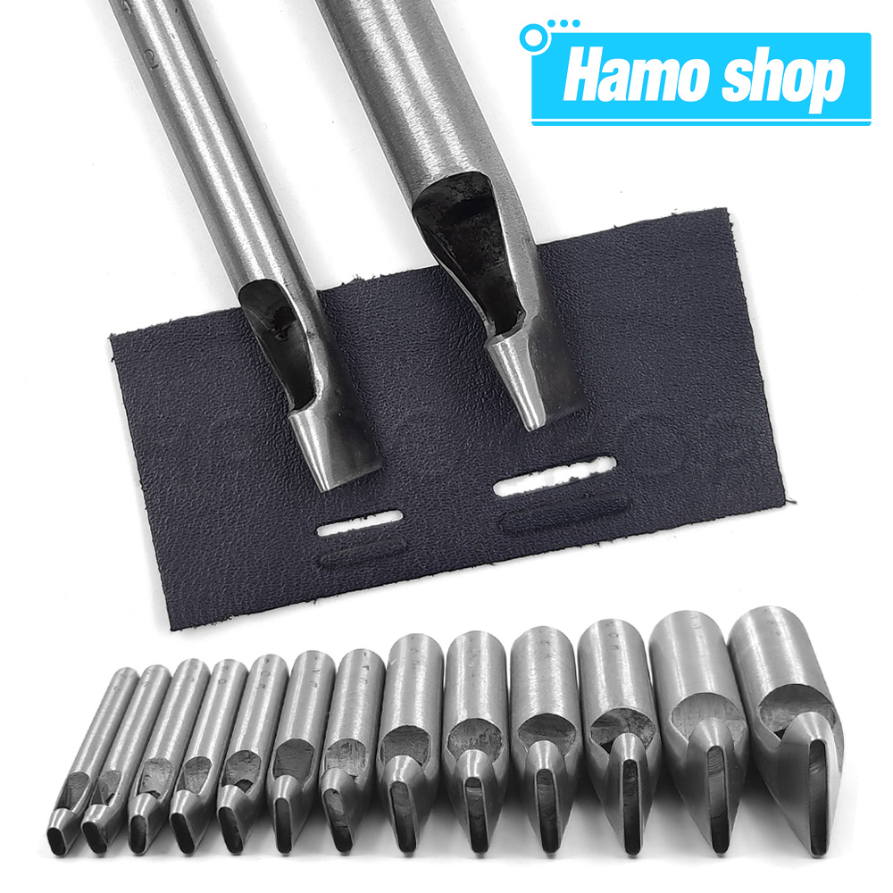 Rivet Setter Tool - 2mm/3mm Width Leather Oval Shape Hole
