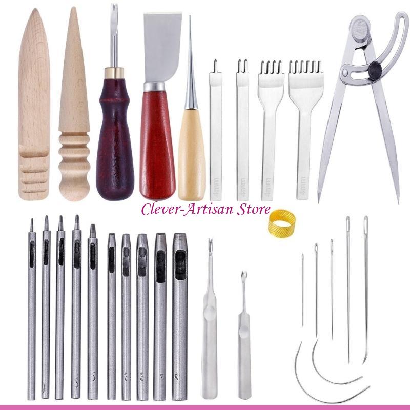 E06B Da Thủ Công Tay Bộ Dụng C - đánh giá và giá Groover Stitching Tool