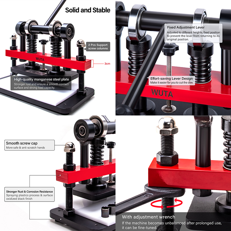 WUTA Bằng Tay Da Chết Máy Cắt  - đánh giá và giá Leatherwork Machine