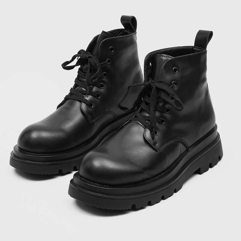 Black Men's Casual Leather Boo - đánh giá và giá Leatherwork Designs